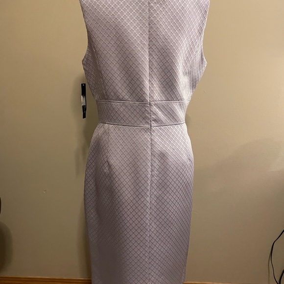 Tahari lilac shift dress size 10 - Picture 6 of 7